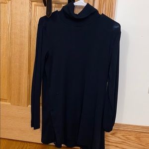 Black turtleneck dress